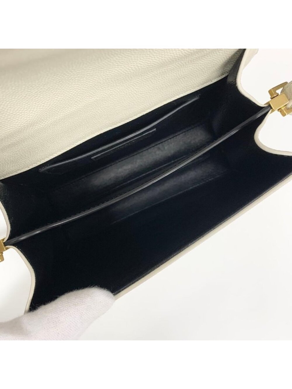 Saint Laurent Cassandra Logo 2-Way Shoulder Bag - Picture 7 of 10